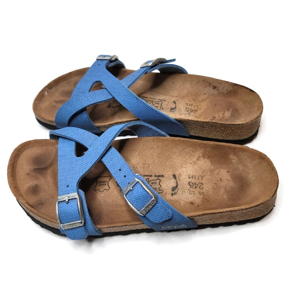 Birkenstock mayari blue sandals. Size 7 women's medium/narrow width. - Picture 3 of 9